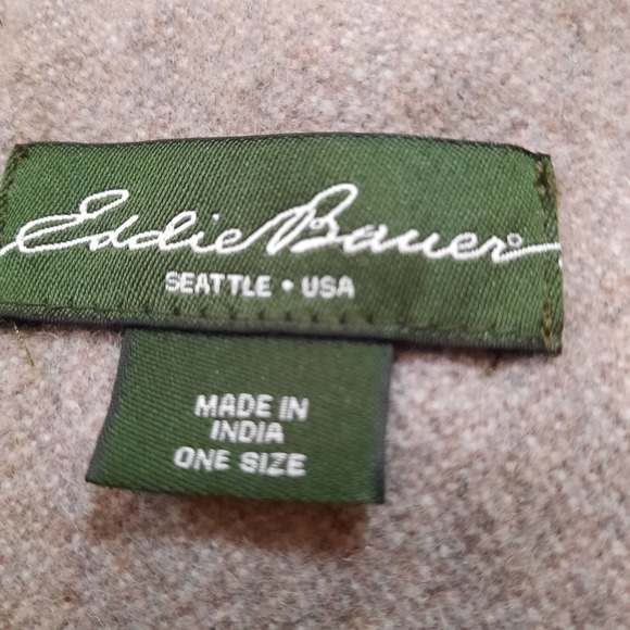 Eddie Bauer| Tan Wool Blend Womens Cape OSFM - Picture 9 of 10